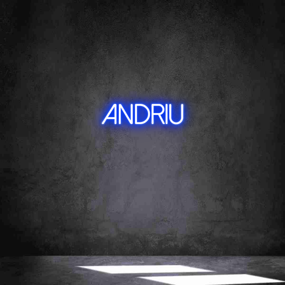 Neon personalizado: ANDRIU