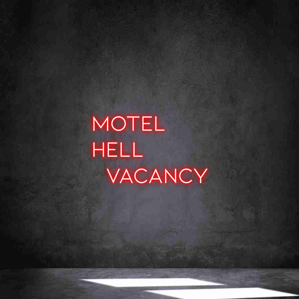 Neon personalizado: Motel 
Hell...
