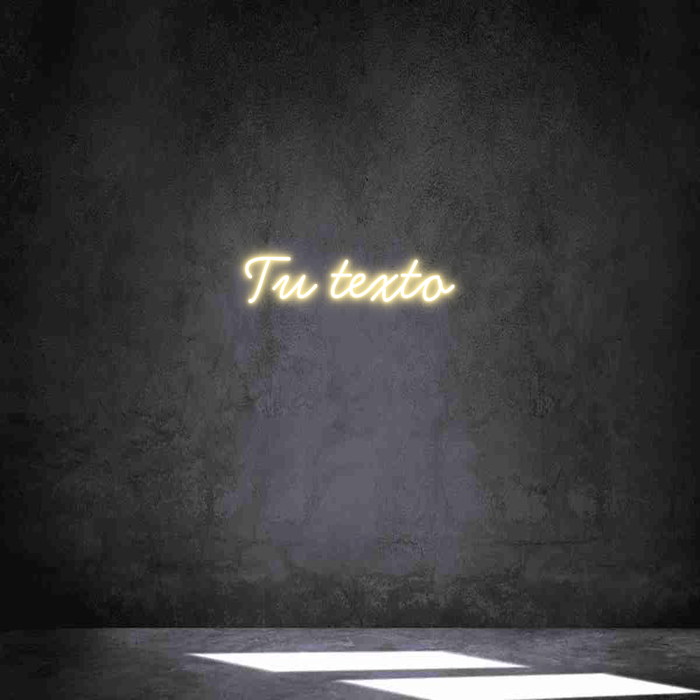 Neon personalizado: Tu texto