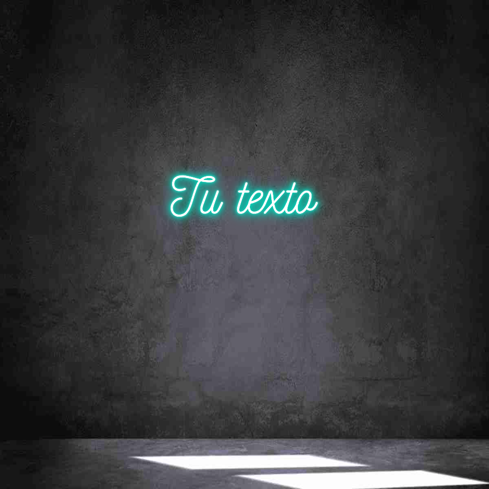 Neon personalizado: Tu texto