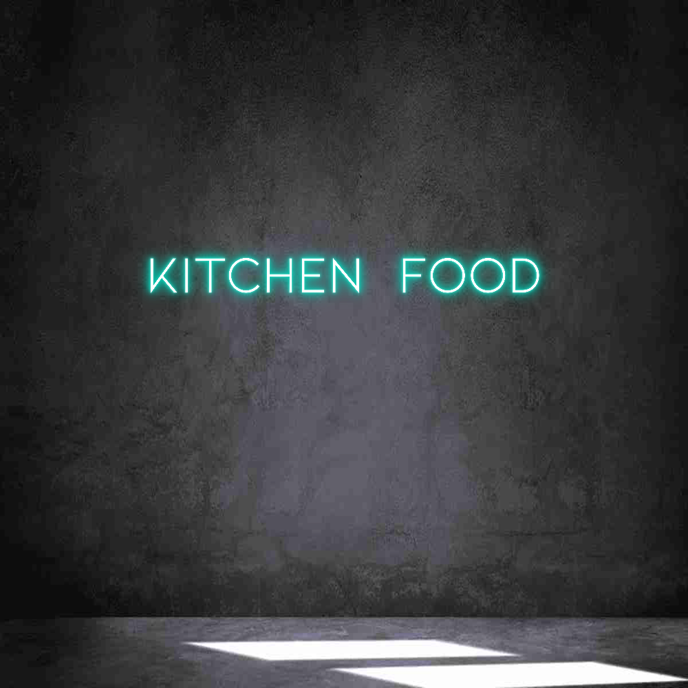 Neon personalizado: Kitchen  food