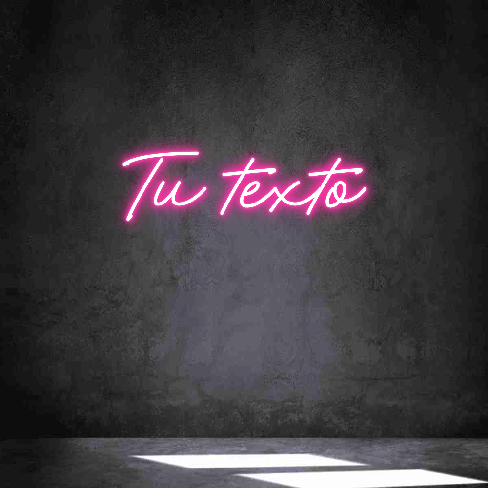 Neon personalizado: Tu texto