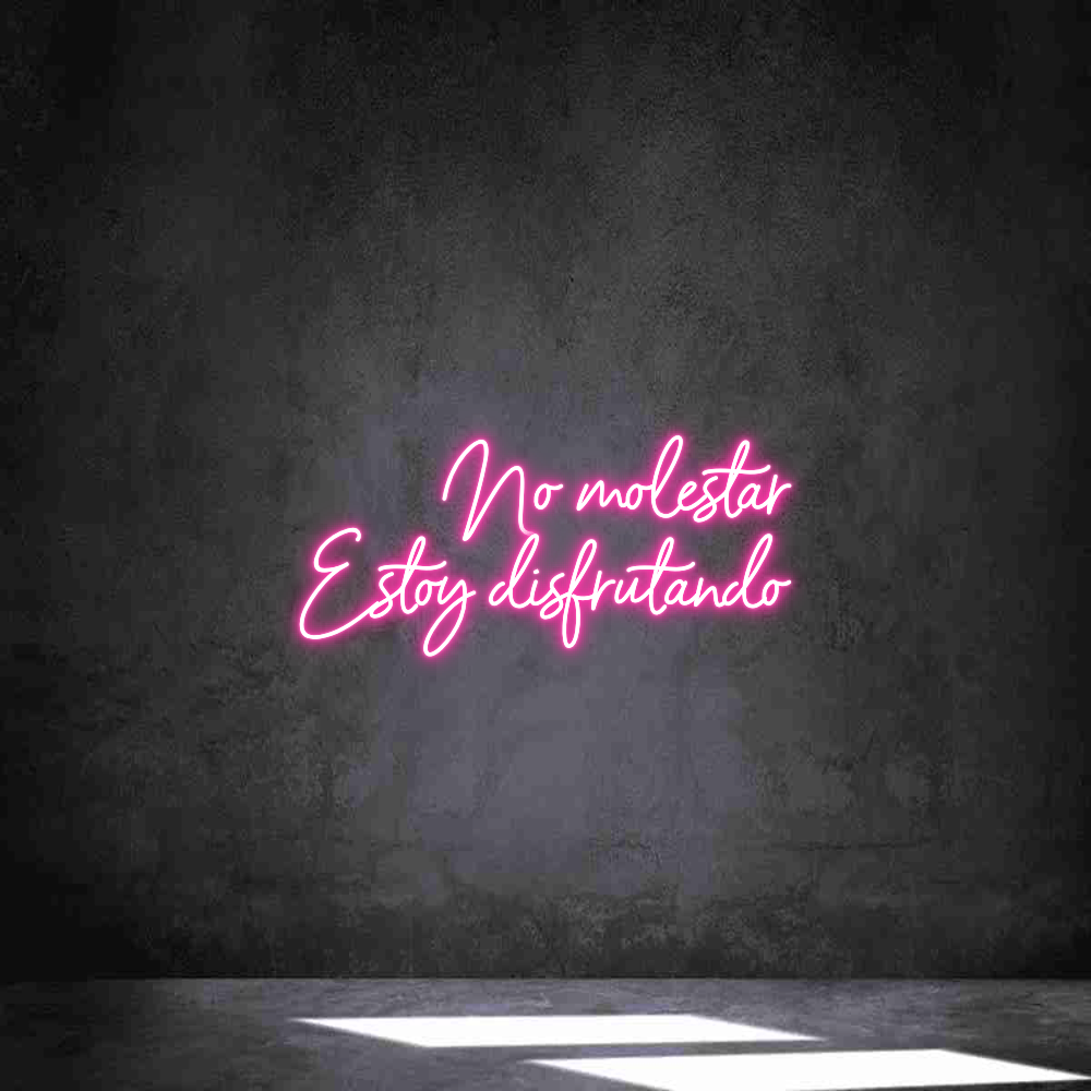 Neon personalizado: No molestar ...
