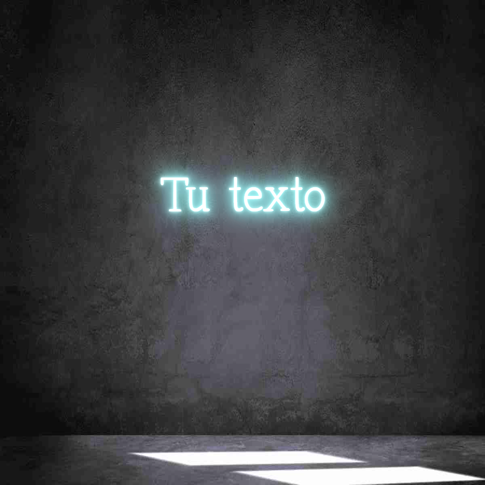 Neon personalizado: Tu texto