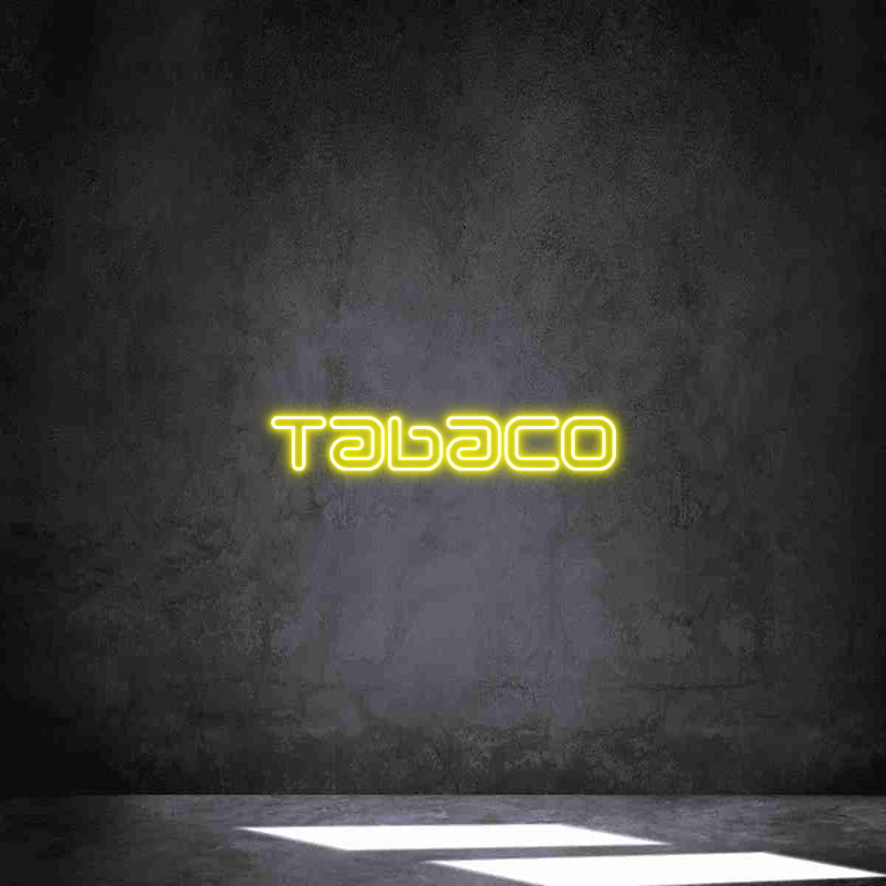 Neon personalizado: Tabaco