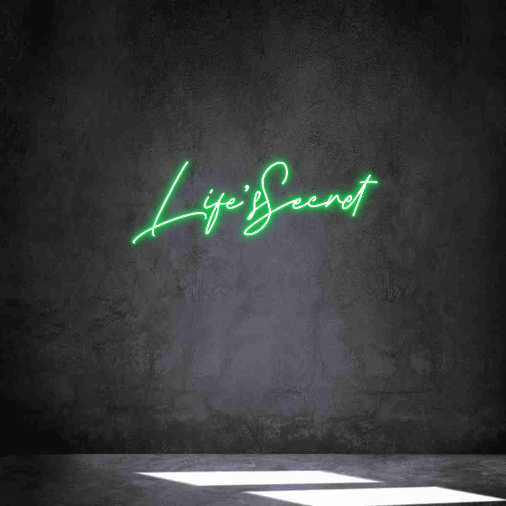 Neon personalizado: Life’sSecret