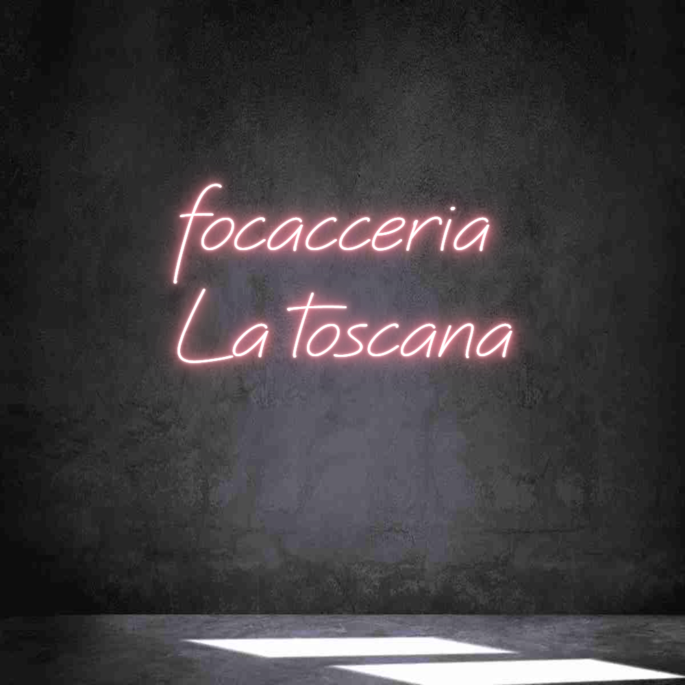 Neon personalizado: focacceria
 ...