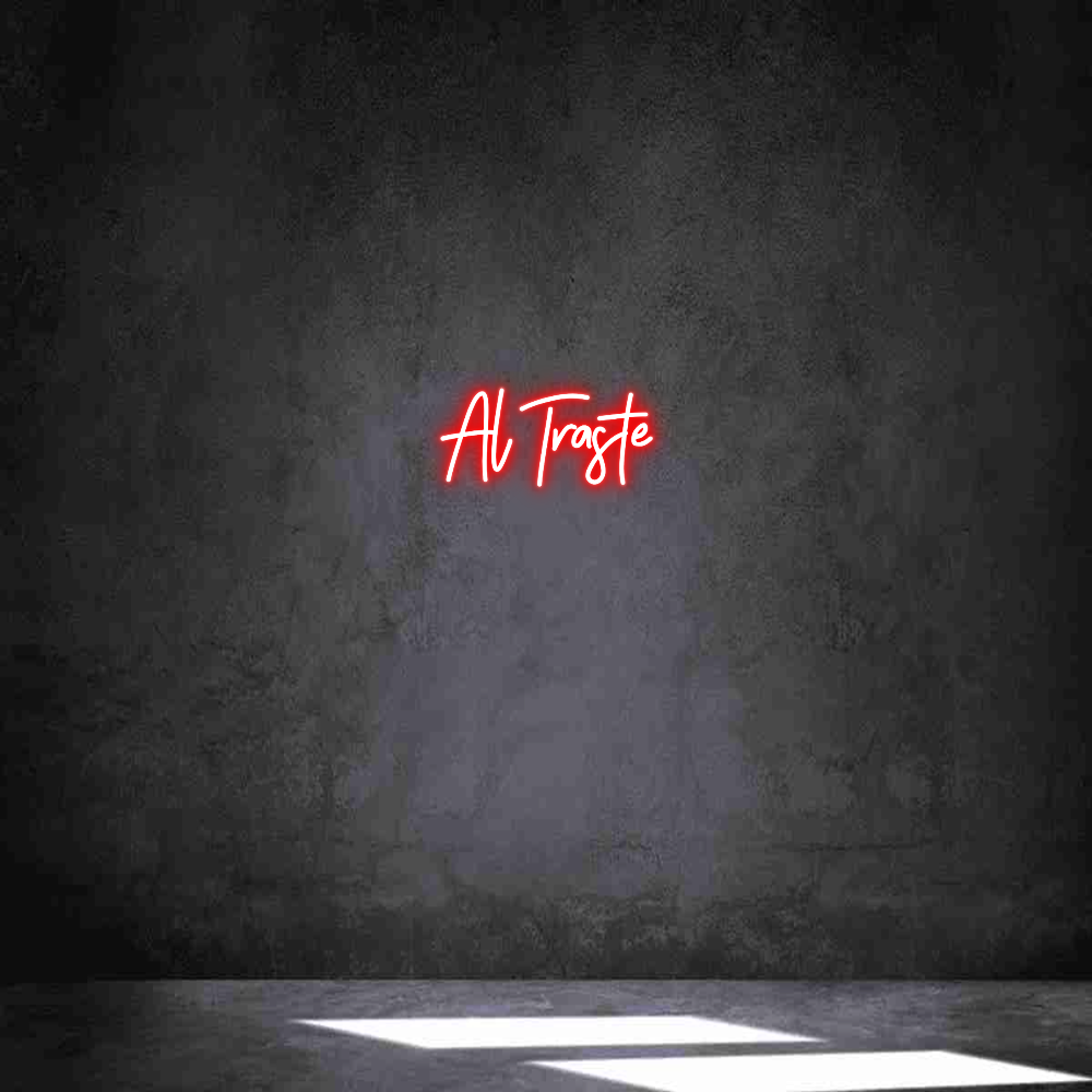 Neon personalizado: Al Traste