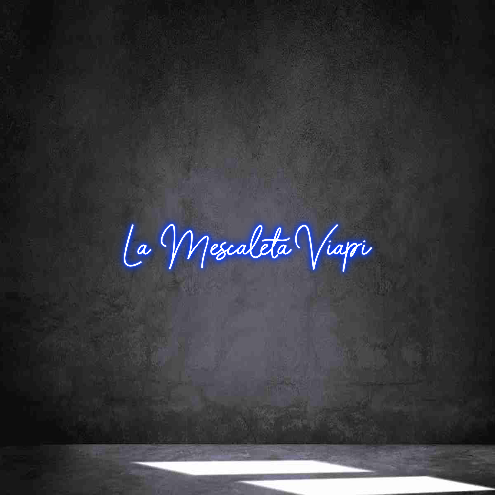 Neon personalizado: La Mescaleta ...