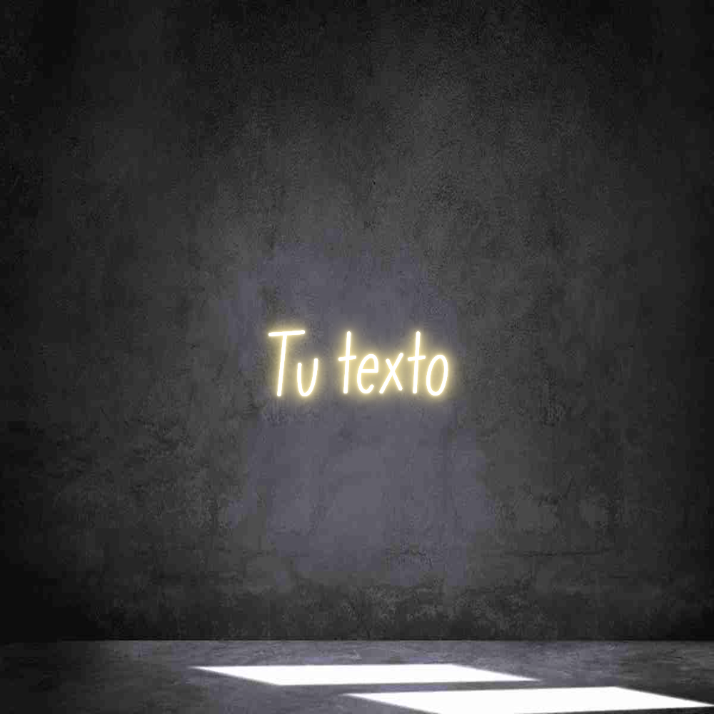 Neon personalizado: Tu texto
