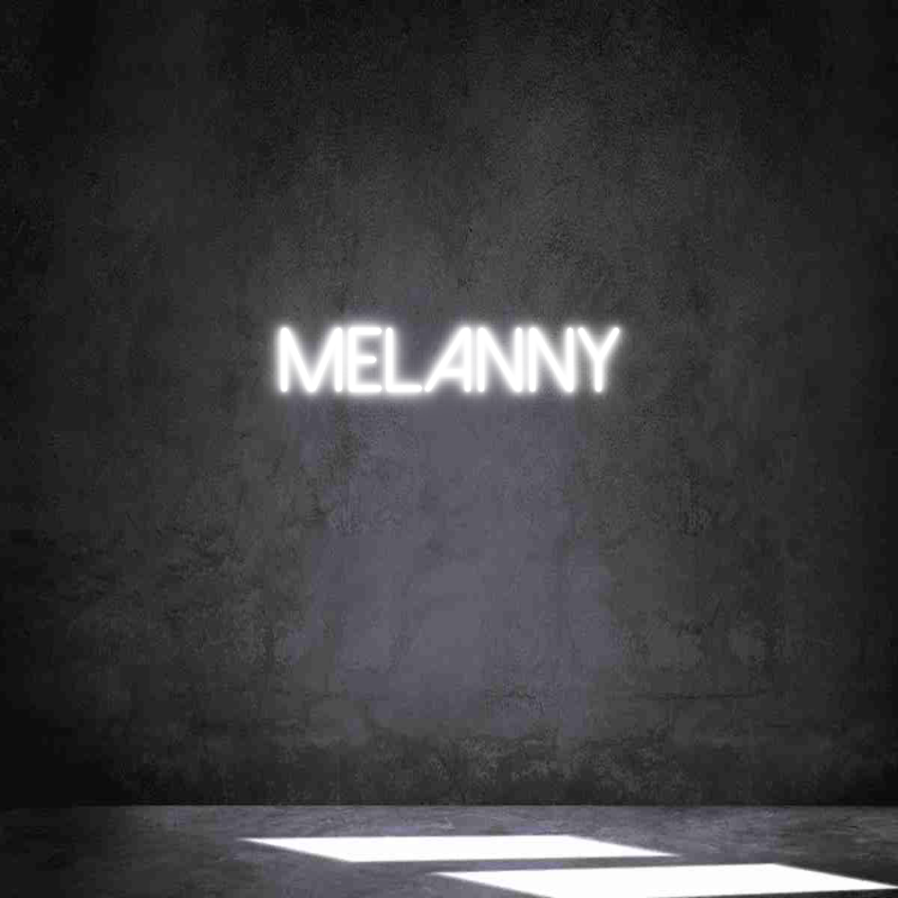 Neon personalizado: MELANNY