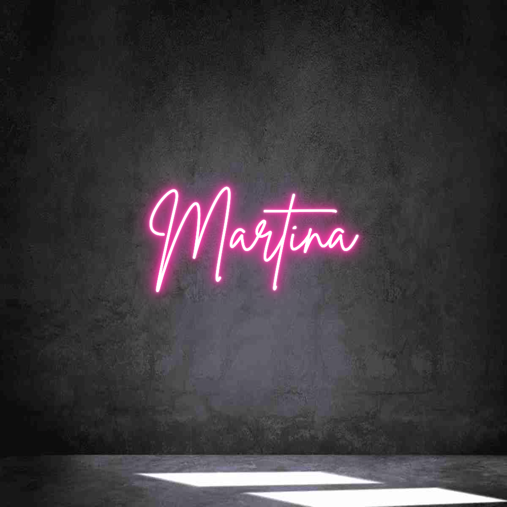 Neon personalizado: Martina