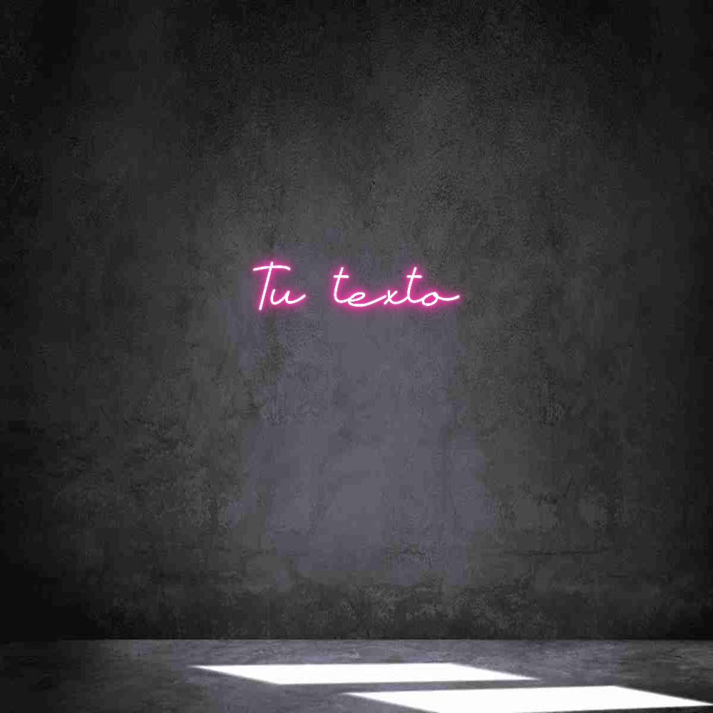 Neon personalizado: Tu texto