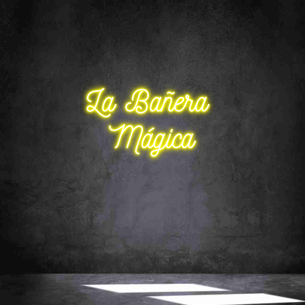 Neon personalizado: La Bañera 
M...