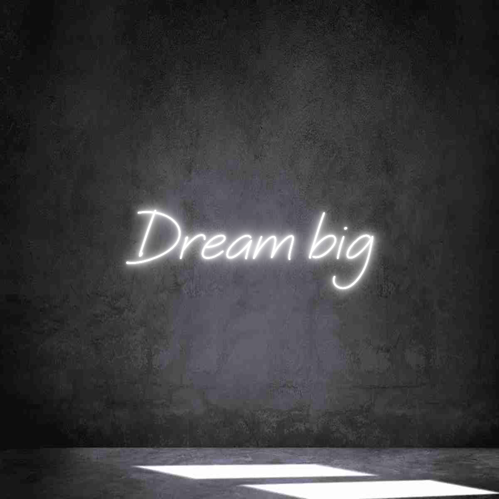 Neon personalizado: Dream big