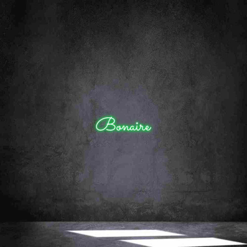 Neon personalizado: Bonaire
