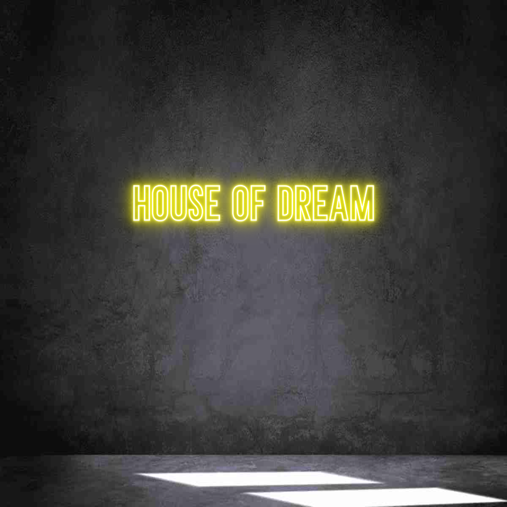 Neon personalizado: House of Dream