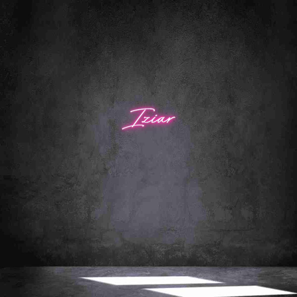 Neon personalizado: Iziar