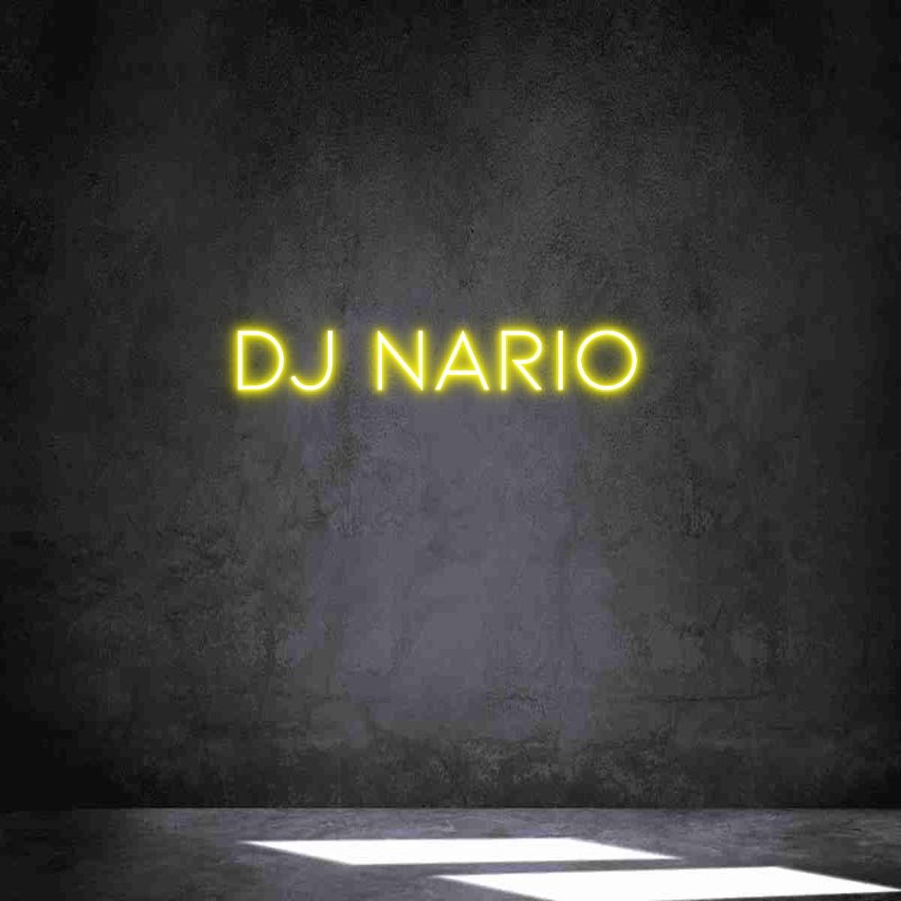 Neon personalizado: Dj Nario