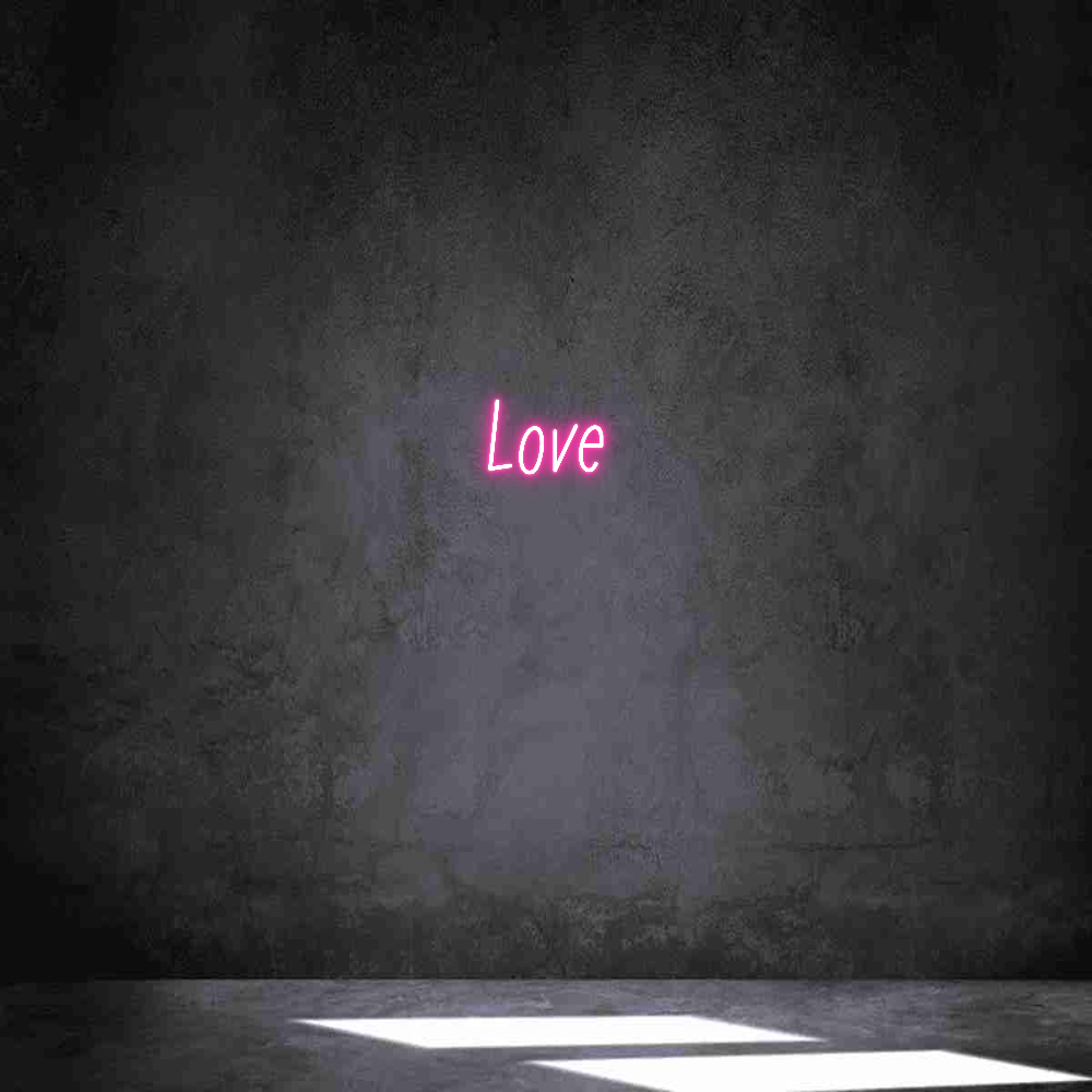 Neon personalizado: Love