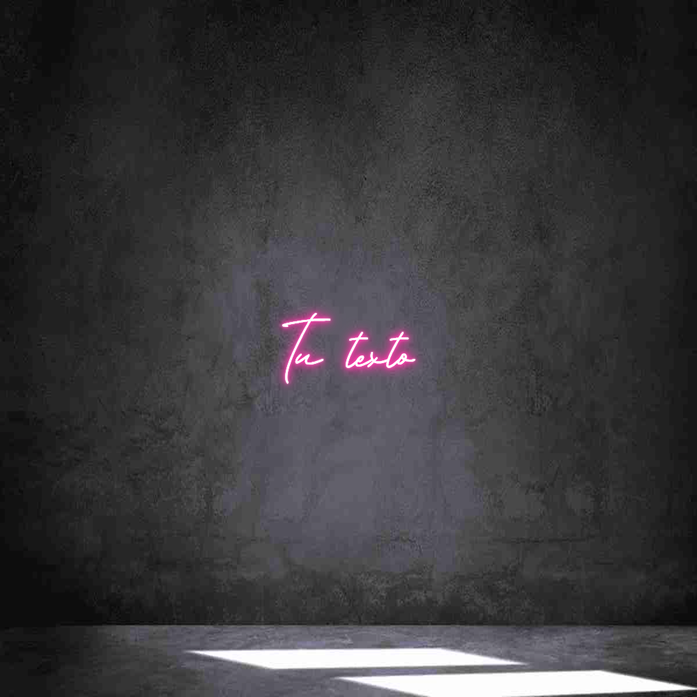 Neon personalizado: Tu texto