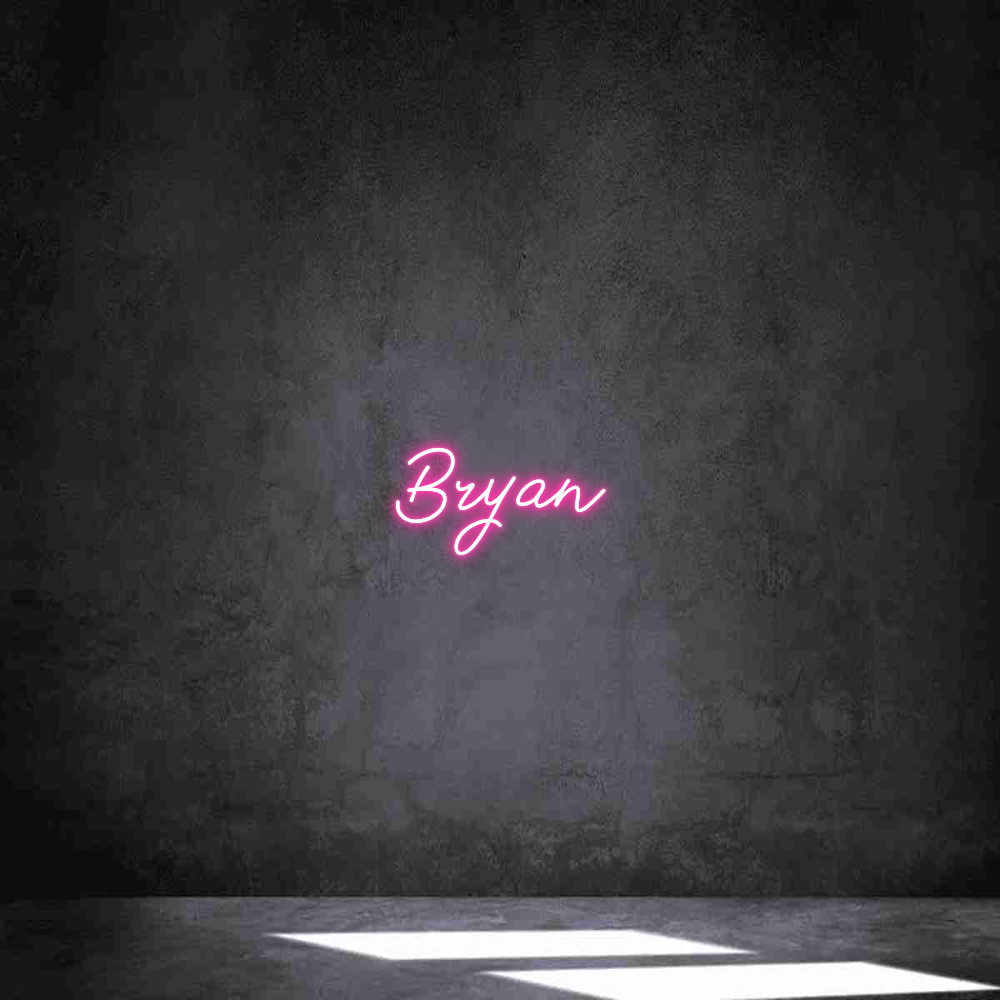 Neon personalizado: Bryan
