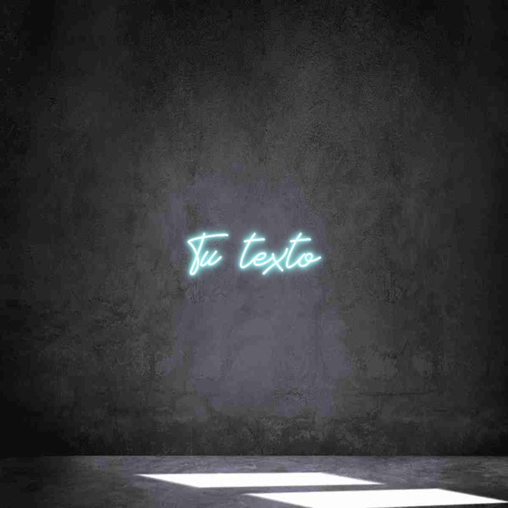 Neon personalizado: Tu texto