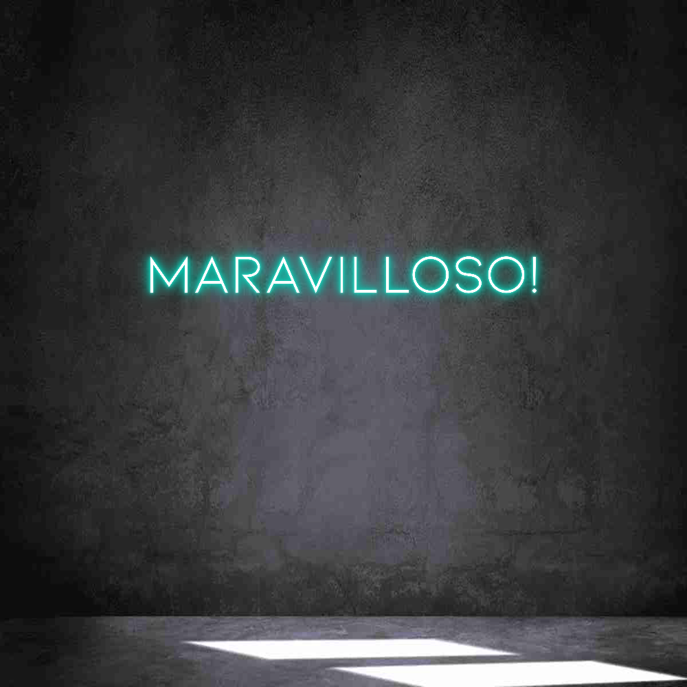 Neon personalizado: Maravilloso!