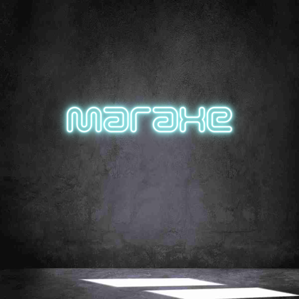 Neon personalizado: Maraxe