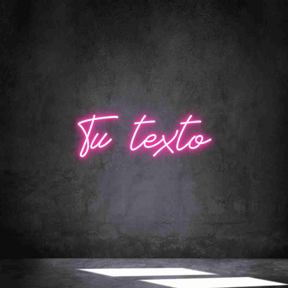 Neon personalizado: Tu texto