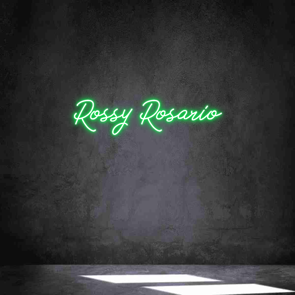 Neon personalizado: Rossy Rosario