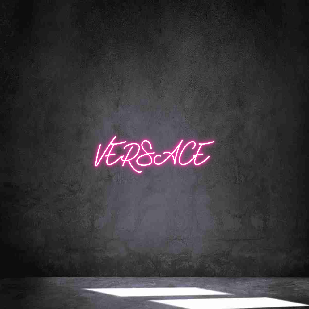 Neon personalizado: VERSACE