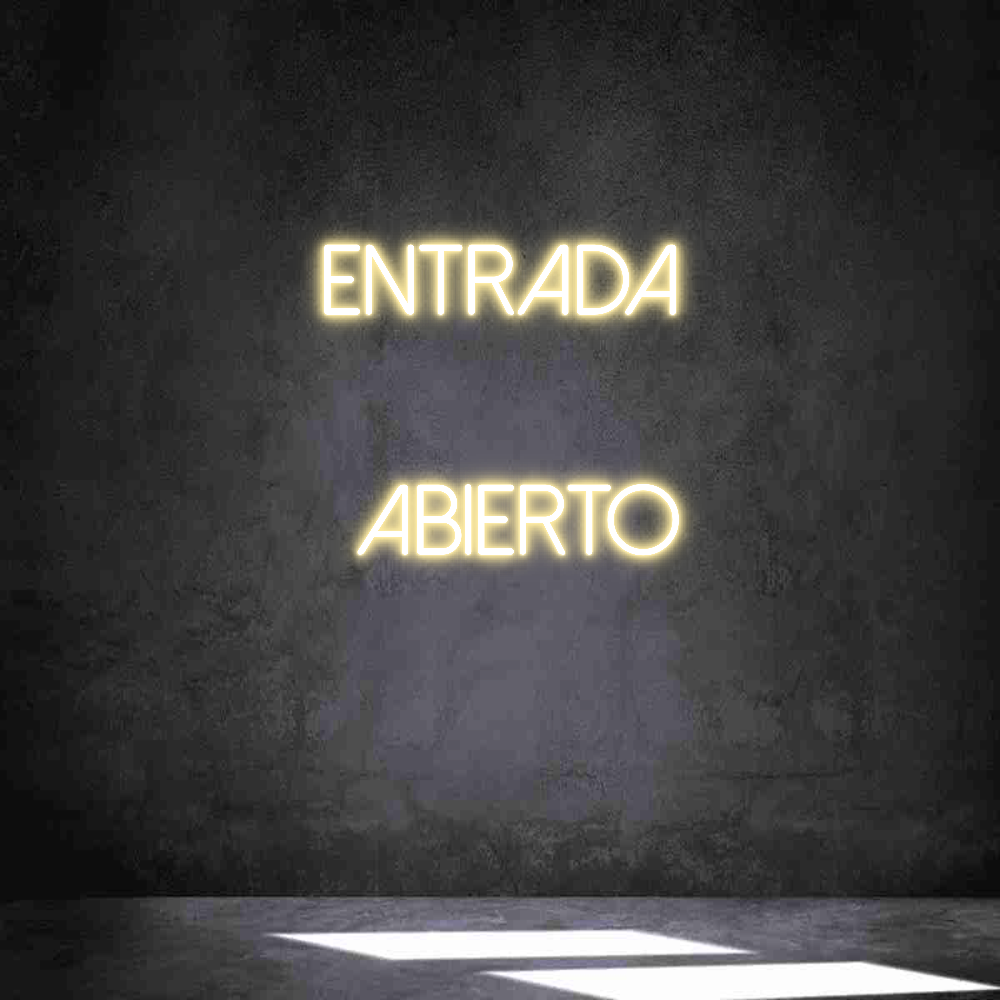 Neon personalizado: Entrada

Ab...
