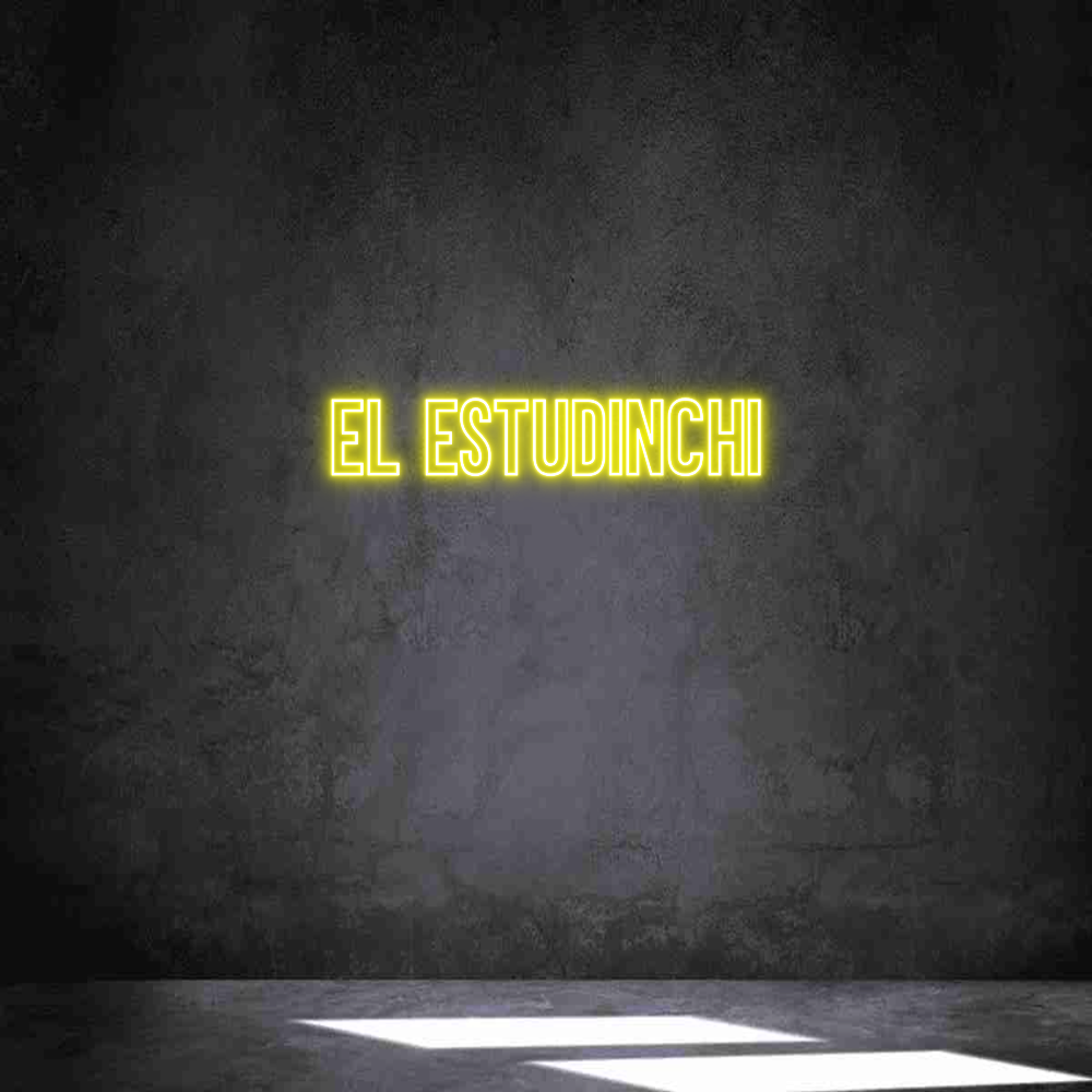 Neon personalizado: El Estudinchi