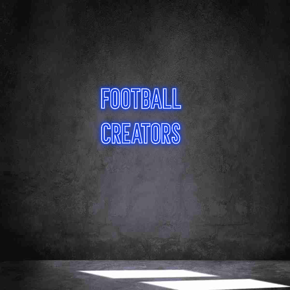Neon personalizado: FOOTBALL
CRE...