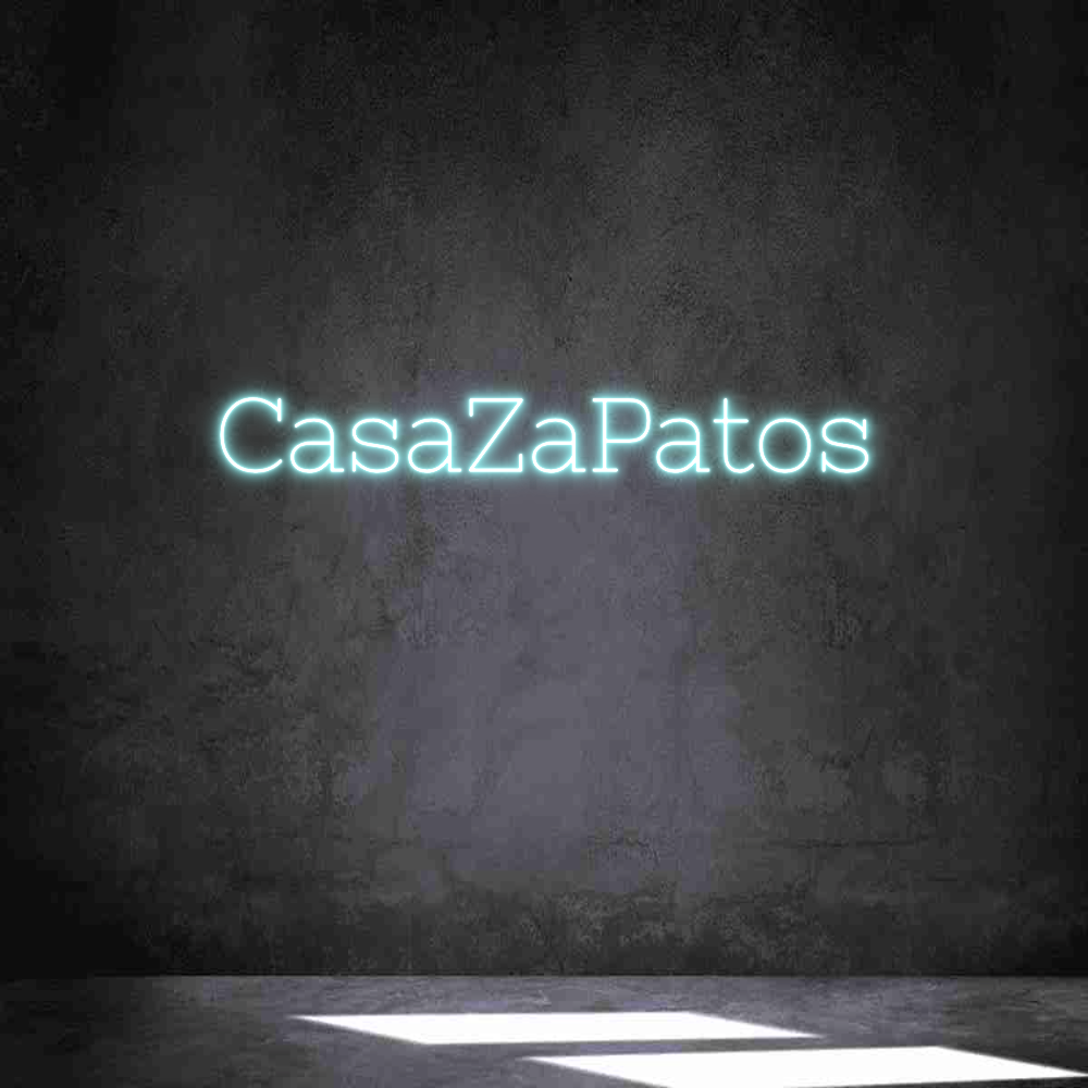 Neon personalizado: CasaZaPatos