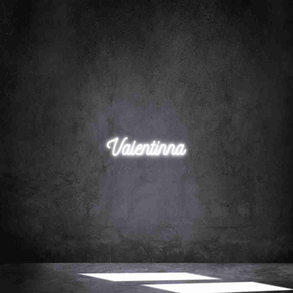 Neon personalizado: Valentinna