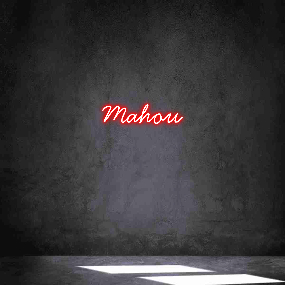 Neon personalizado: Mahou