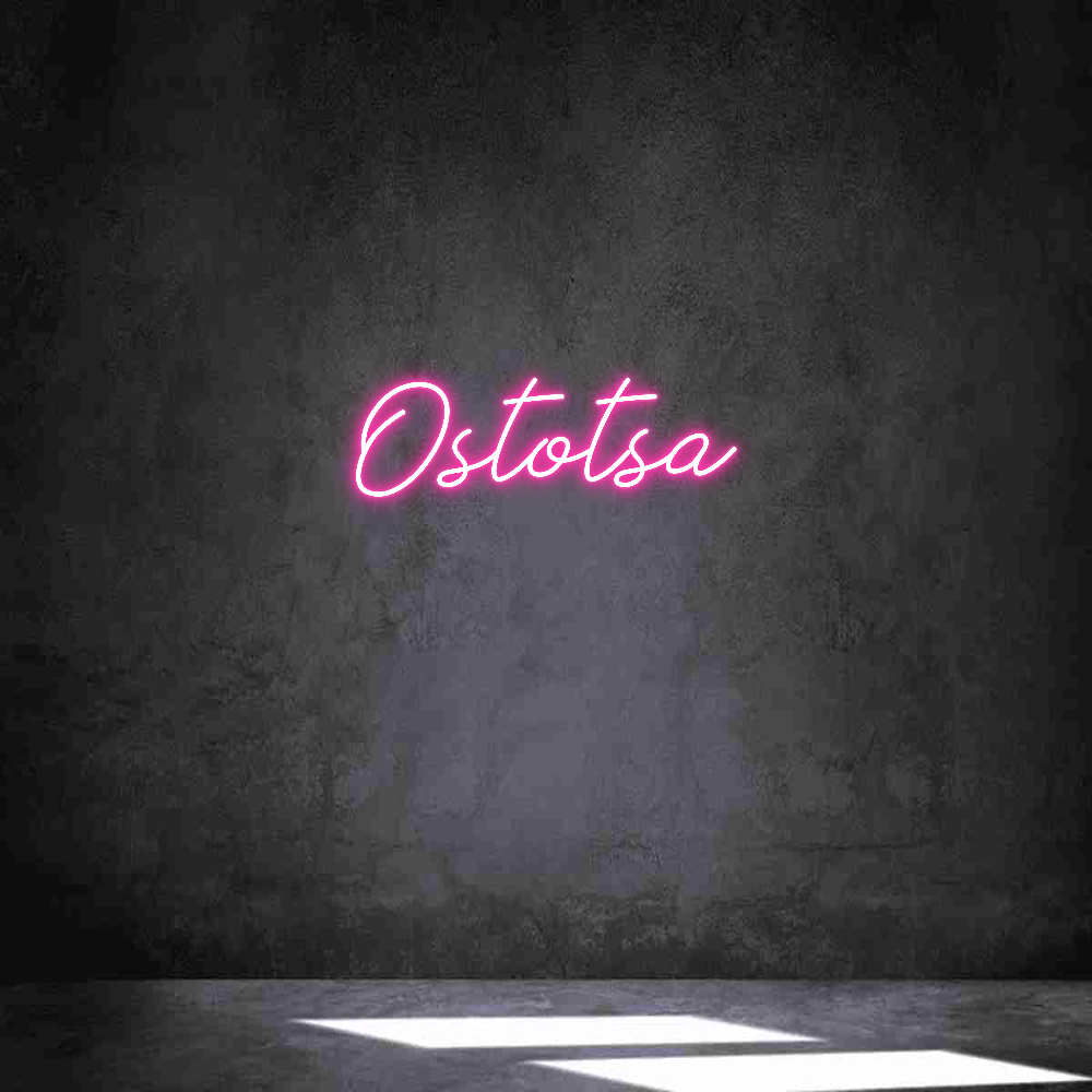 Neon personalizado: Ostotsa