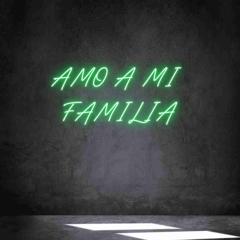 Neon personalizado: AMO A MI 

...