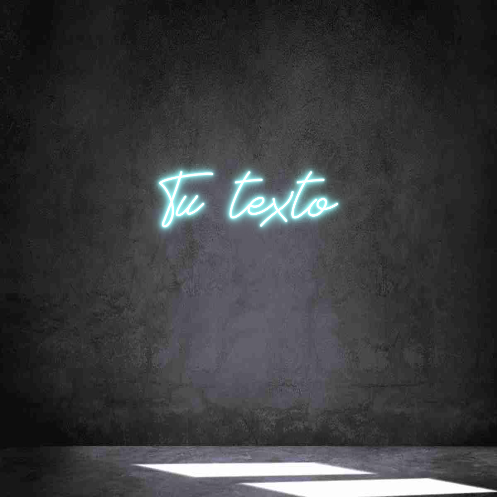 Neon personalizado: Tu texto