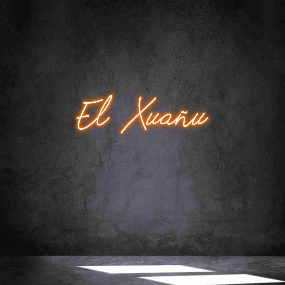 Neon personalizado: El Xuañu