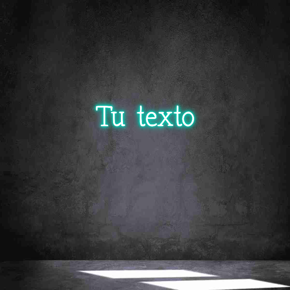 Neon personalizado: Tu texto