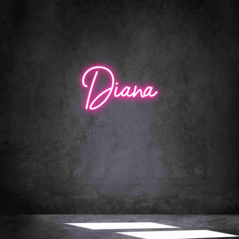 Neon personalizado: Diana