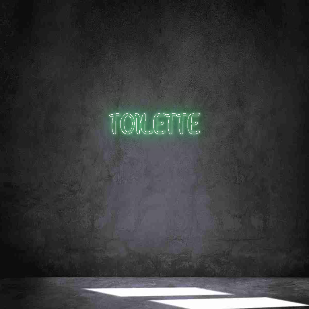 Neon personalizado: TOILETTE