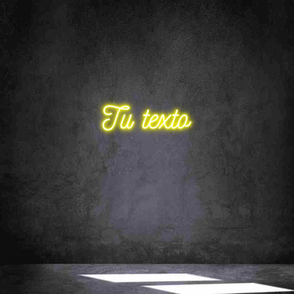 Neon personalizado: Tu texto
