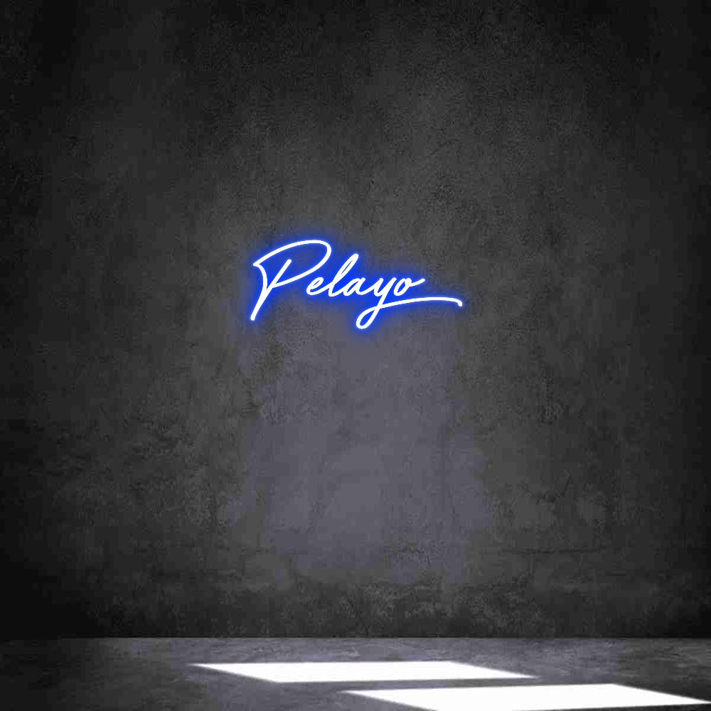 Neon personalizado: Pelayo