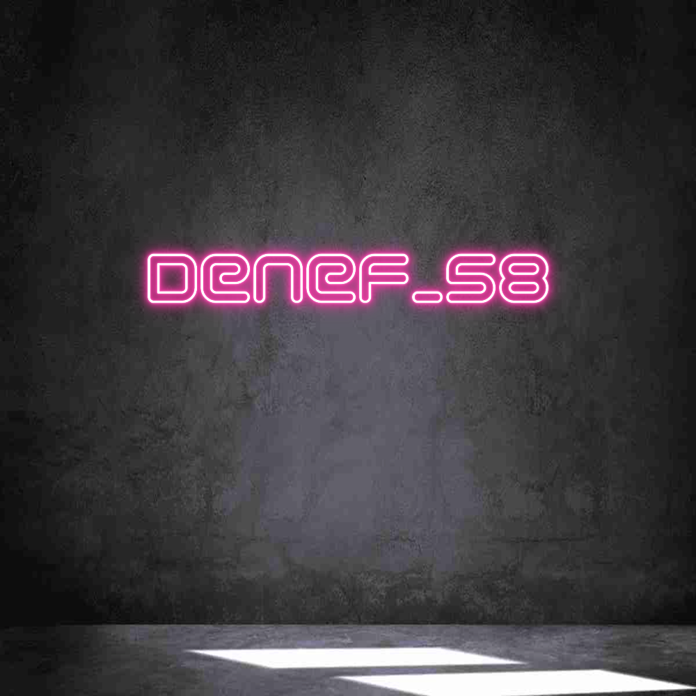 Neon personalizado: Denef_58