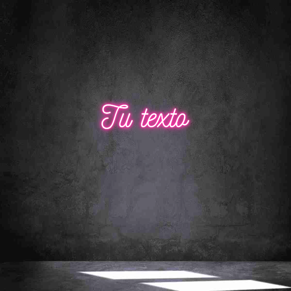 Neon personalizado: Tu texto