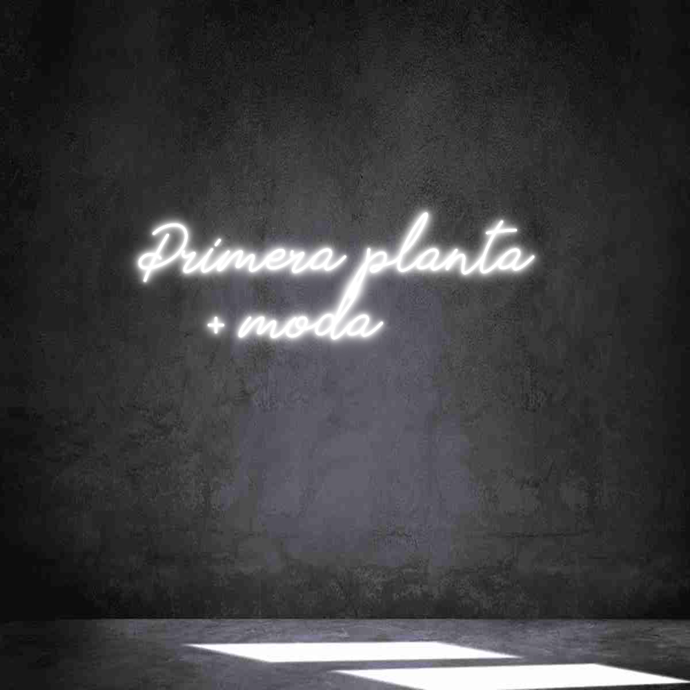 Neon personalizado: Primera plant...